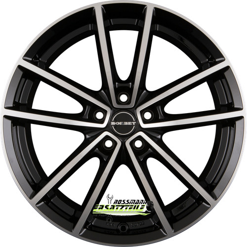 Borbet black polished - w,